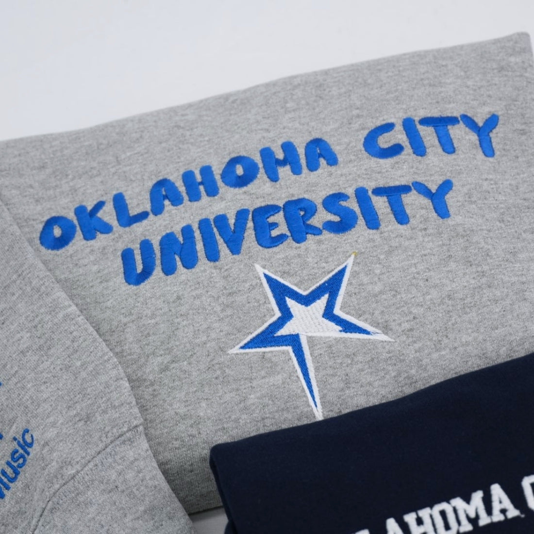 College Logo Custom Embroidered Hoodie - Personalized School Sweatshirt Student Gift