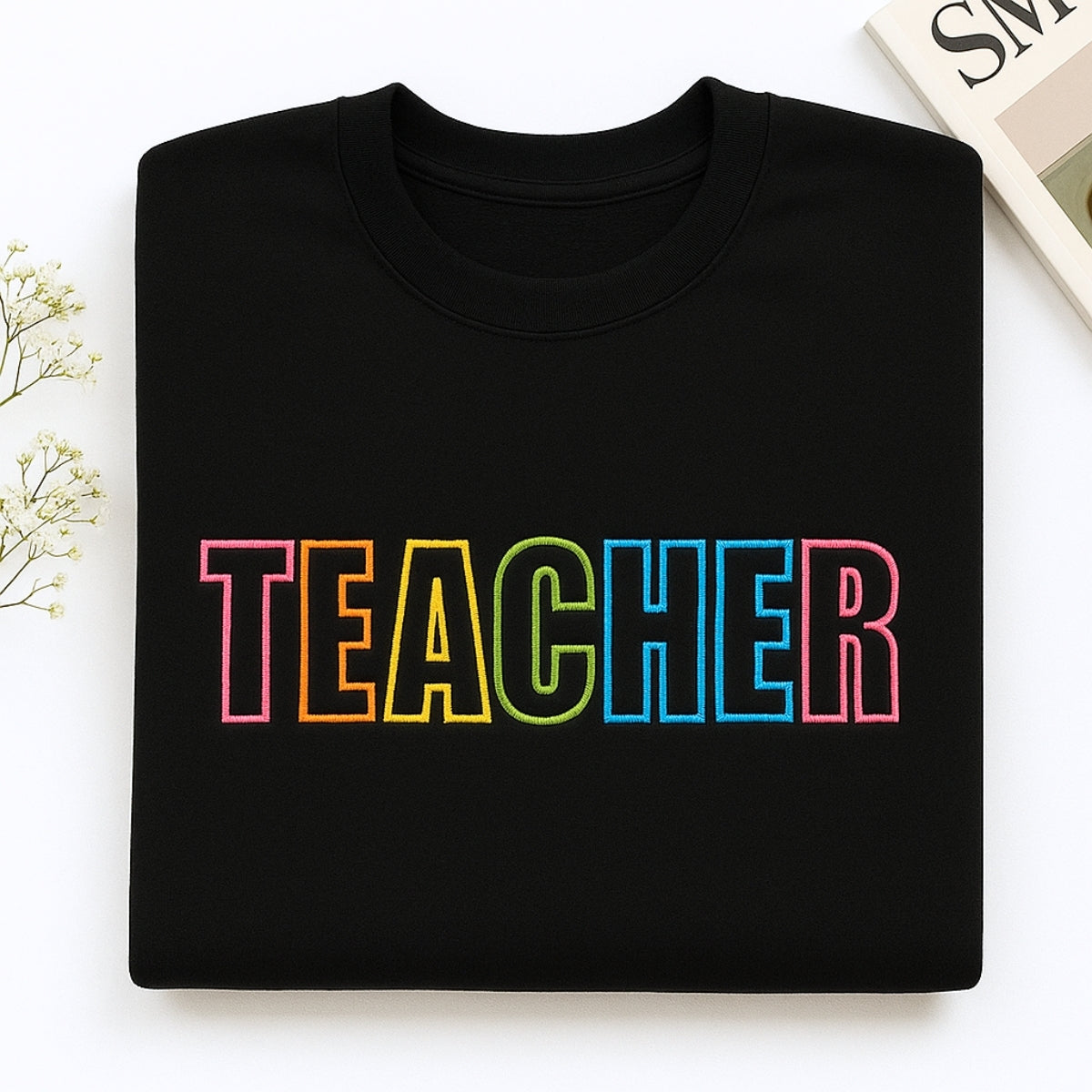 Custom Teacher Hoodies | Varsity Embroidered Teacher Sweaters - Perfect Educator Appreciation Gift