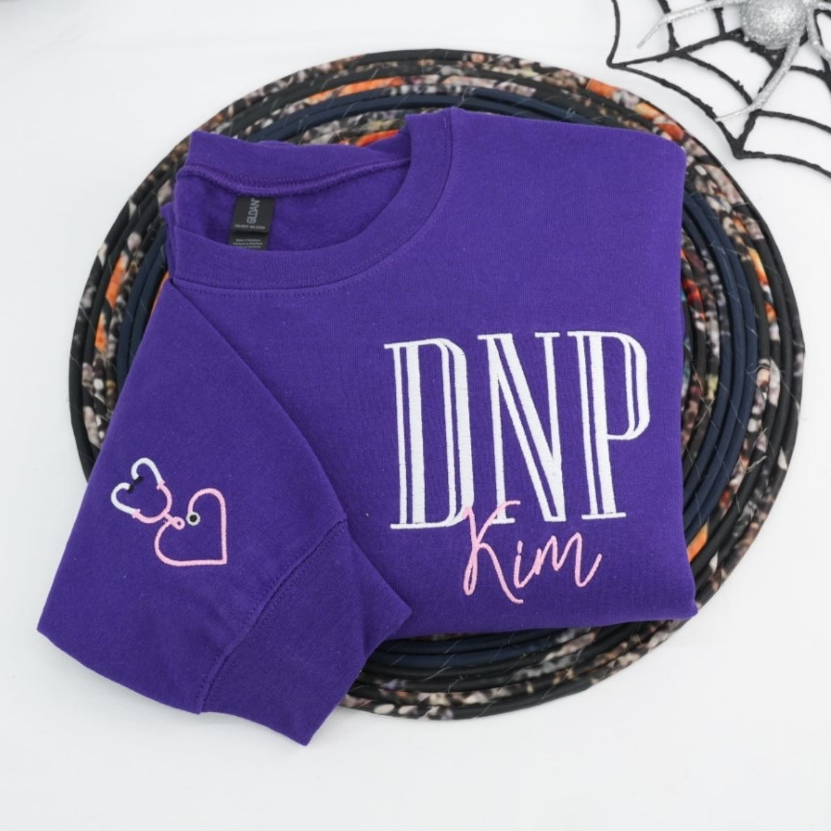 DNP Custom Embroidered Sweatshirt - Healthcare Professional Apparel - Personalized Nurse Practitione