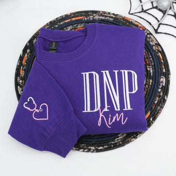 DNP Custom Embroidered Sweatshirt - Healthcare Professional Apparel - Personalized Nurse Practitione