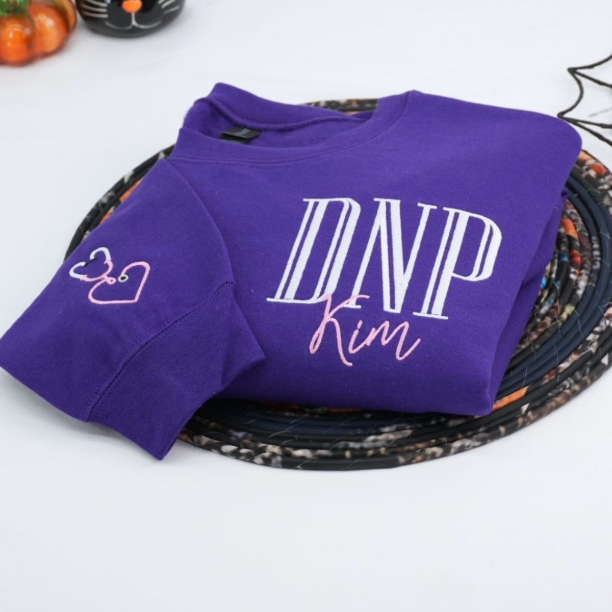 DNP Custom Embroidered Sweatshirt - Healthcare Professional Apparel - Personalized Nurse Practitione