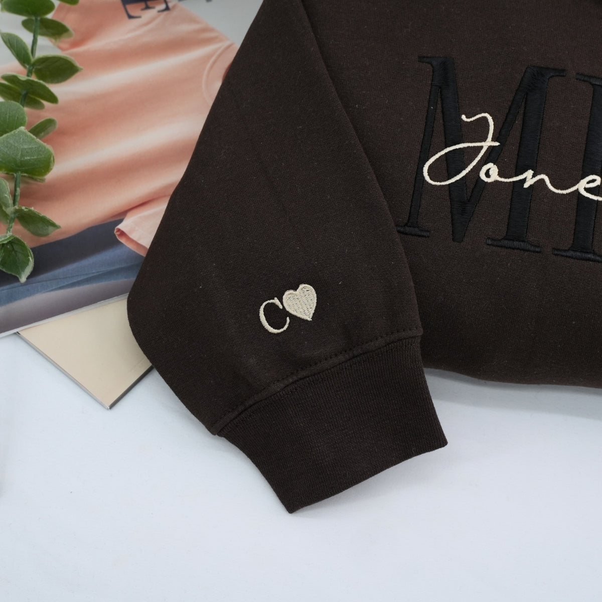 Mr & Mrs Embroidered Hoodies - Personalized Wedding Anniversary Gift