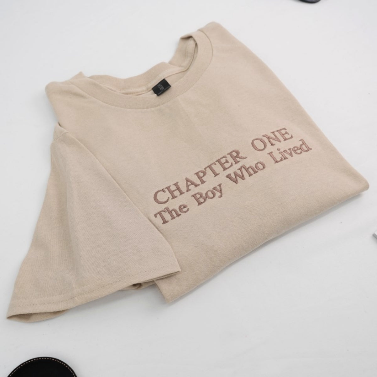 Fantasy Book Lover Embroidered T-Shirt - Chapter One Tee - Personalized Reader Gift