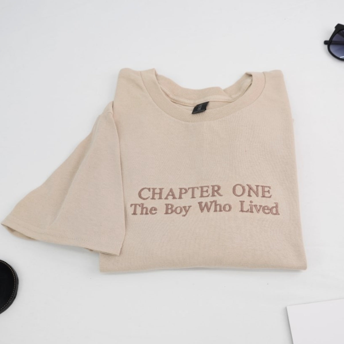 Fantasy Book Lover Embroidered T-Shirt - Chapter One Tee - Personalized Reader Gift