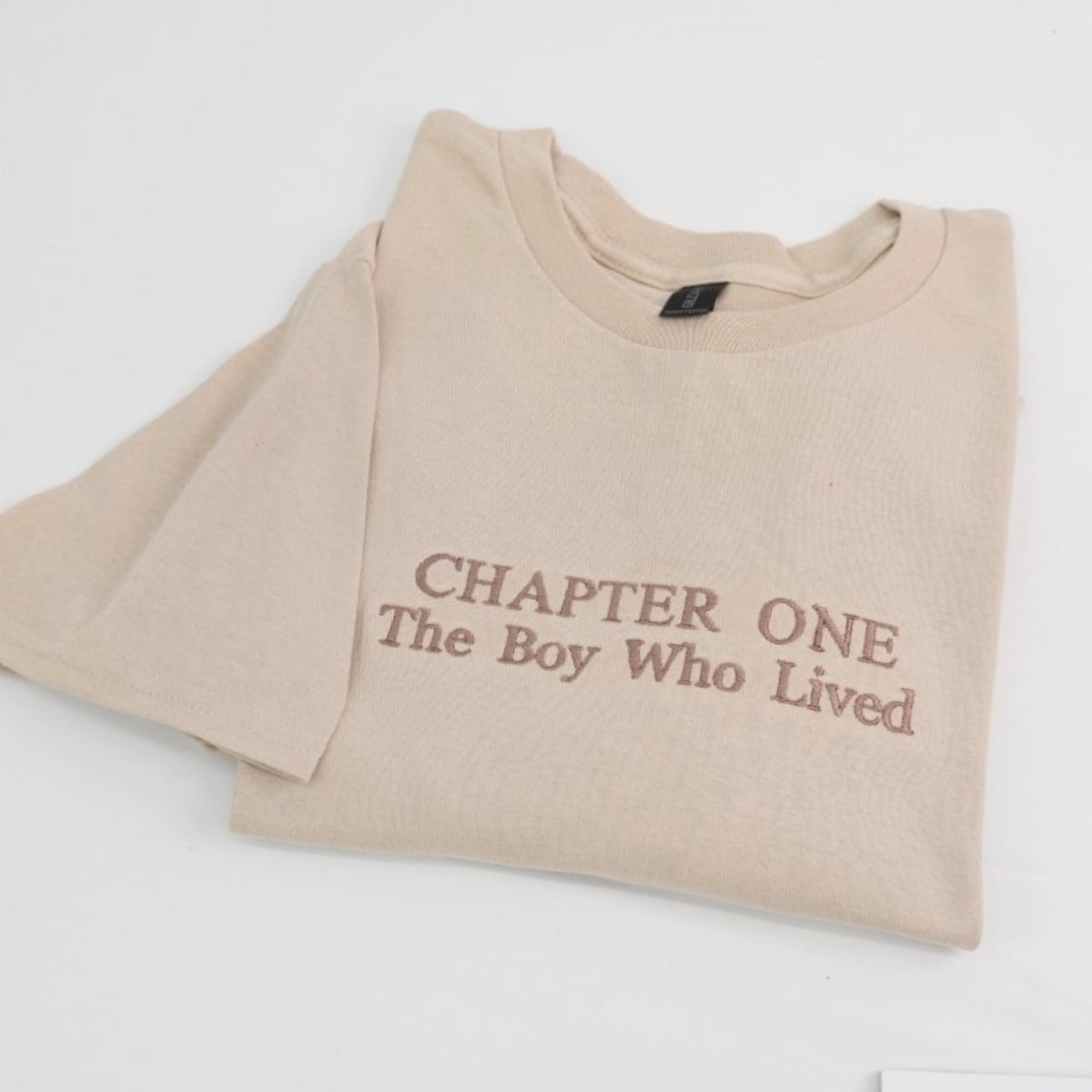 Fantasy Book Lover Embroidered T-Shirt - Chapter One Tee - Personalized Reader Gift