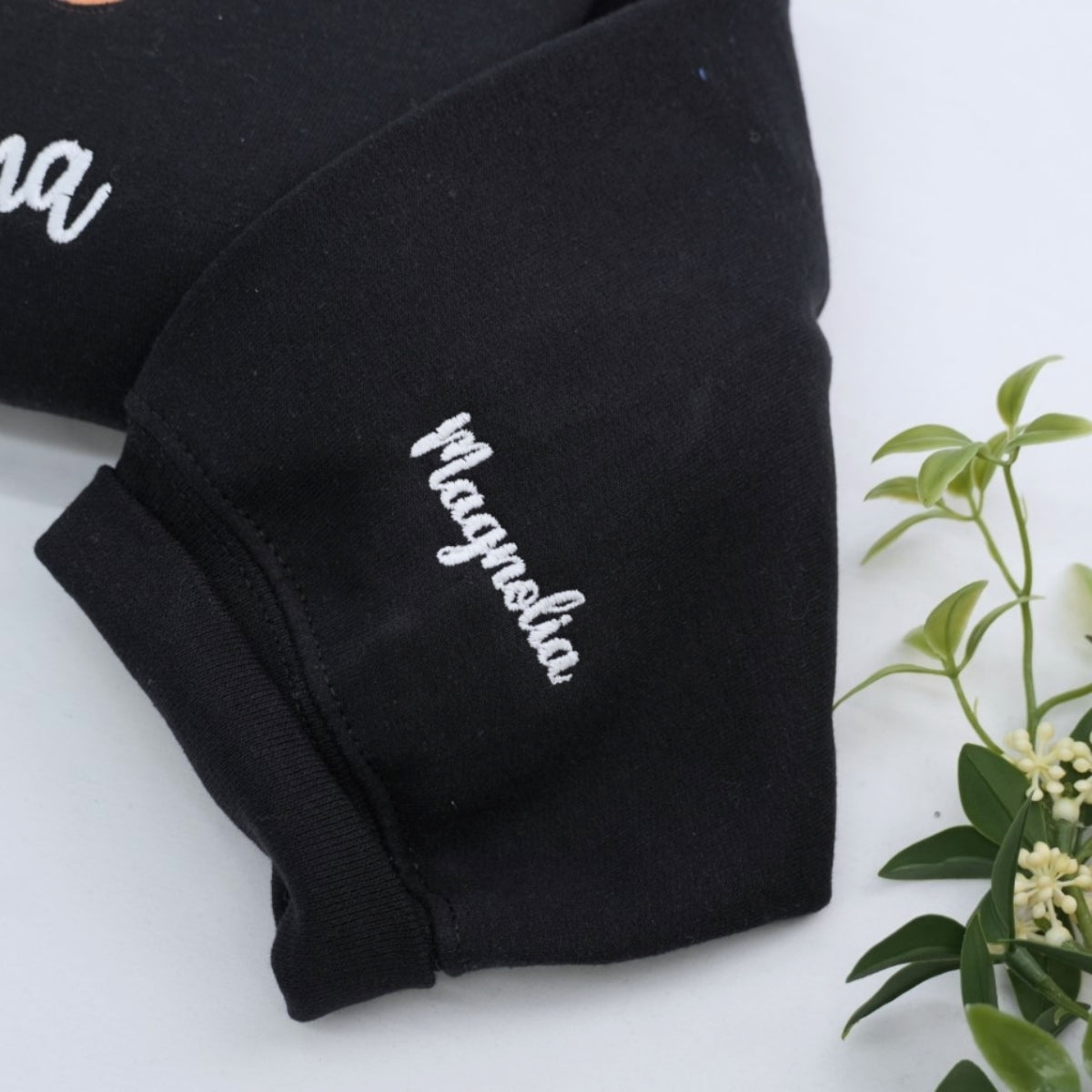 Fall Pumpkin Embroidered Hoodie - Custom Grandmama Sweatshirt - Halloween Grandma Gift