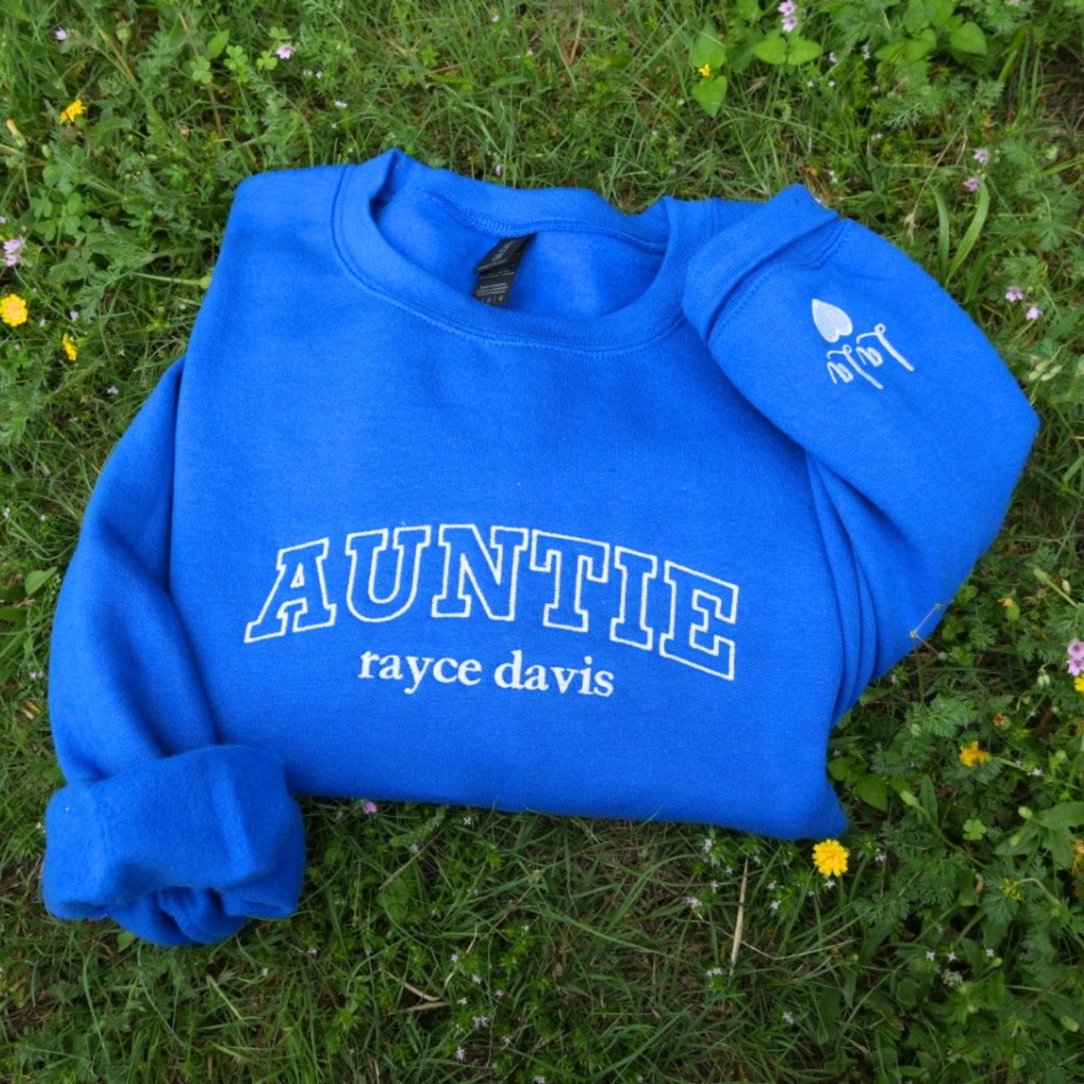 Personalized Embroidered Sweatshirt - Custom Grandpa Hoodie - Father's Day Gift EST Year