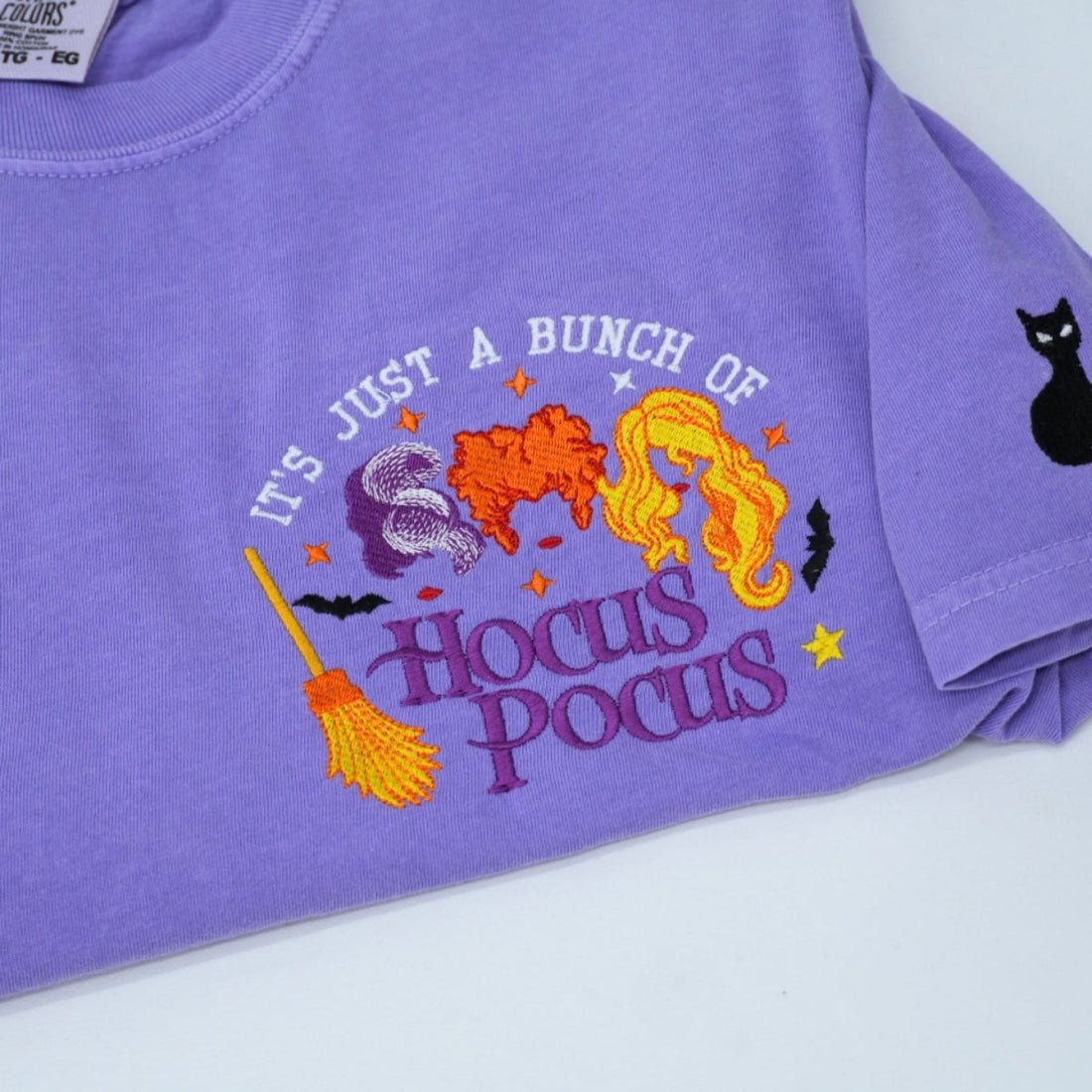 Hocus Pocus Custom Embroidered Sweatshirt - Halloween Fall Apparel - Perfect Spooky Gift