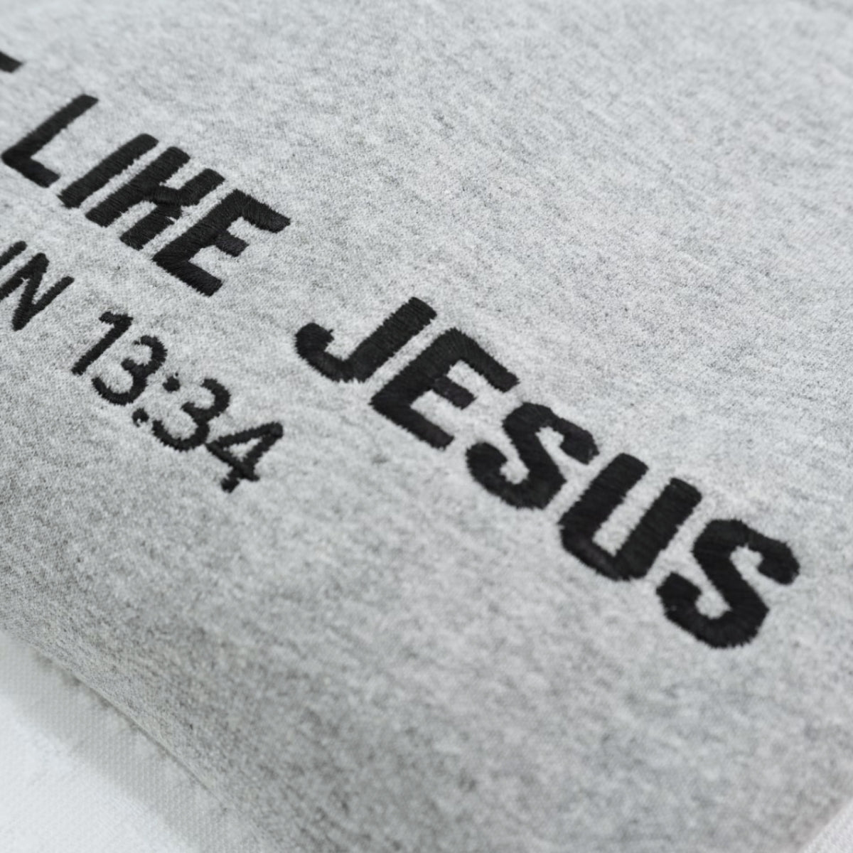Love Like Jesus Custom Embroidered Hoodie - Faith Inspirational Sweatshirt - Christian Gift