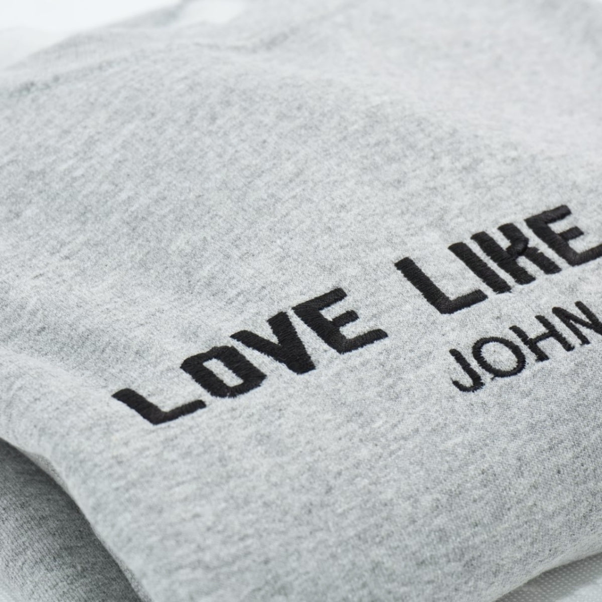 Love Like Jesus Custom Embroidered Hoodie - Faith Inspirational Sweatshirt - Christian Gift
