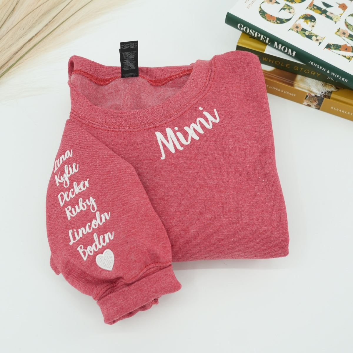 Mimi Classic Custom Embroidered Hoodie - Grandma Sweatshirt - Grandmother Gift