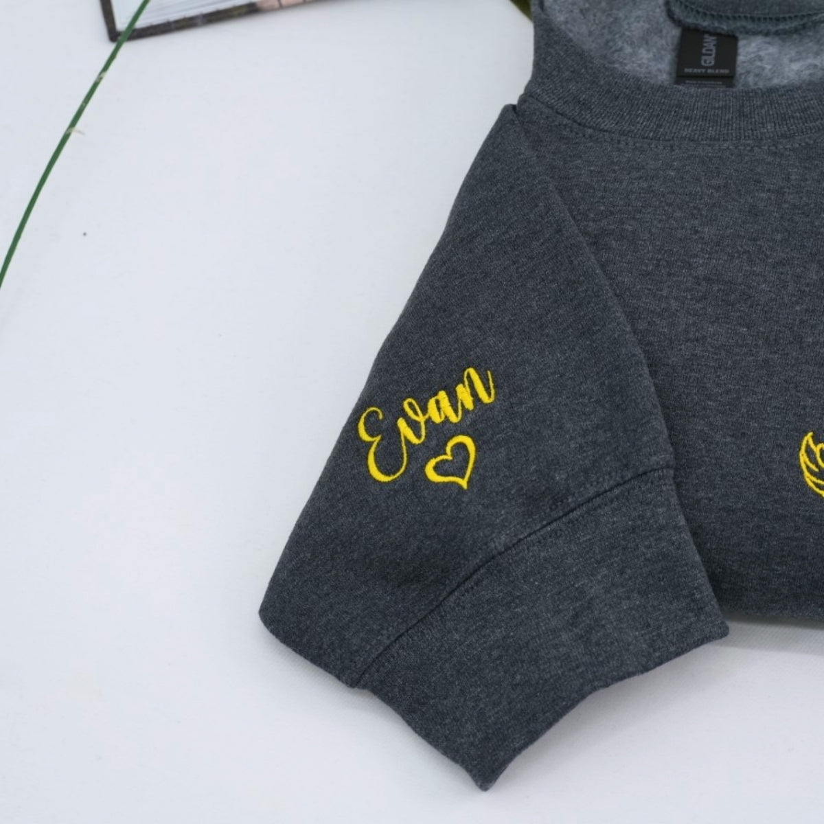 Mom of Angel Custom Embroidered Sweatshirt - Memorial Remembrance Hoodie - Gift for Loss of Child