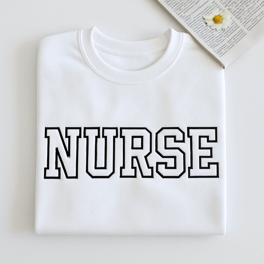 Nurse Custom Embroidered Hoodie - Healthcare Work Apparel - Personalized RN Appreciation Gift