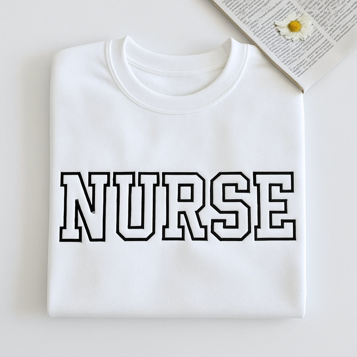 Nurse Custom Embroidered Hoodie - Healthcare Work Apparel - Personalized RN Appreciation Gift
