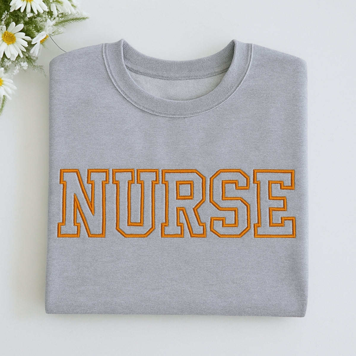 Nurse Custom Embroidered Hoodie - Healthcare Work Apparel - Personalized RN Appreciation Gift
