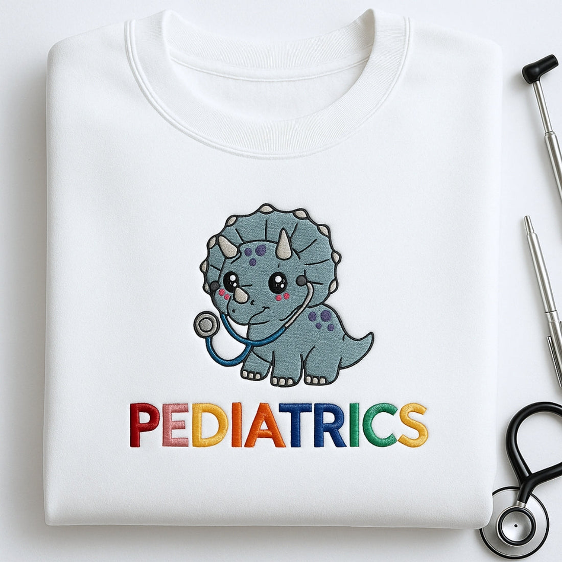 Pediatrics Custom Embroidered Hoodie - Pediatric Nurse Sweatshirt - Children's Hospital Gift