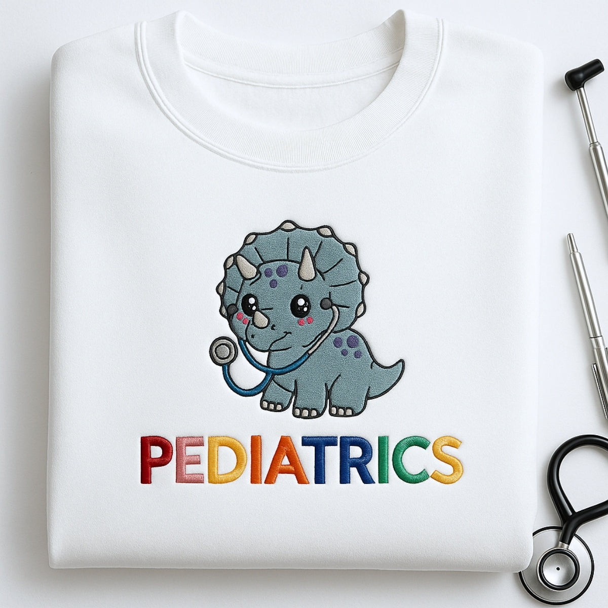 Pediatrics Custom Embroidered Hoodie - Pediatric Nurse Sweatshirt - Children's Hospital Gift