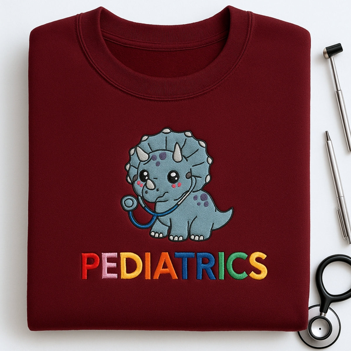 Pediatrics Custom Embroidered Hoodie - Pediatric Nurse Sweatshirt - Children's Hospital Gift