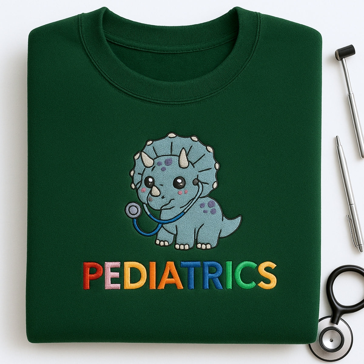 Pediatrics Custom Embroidered Hoodie - Pediatric Nurse Sweatshirt - Children's Hospital Gift