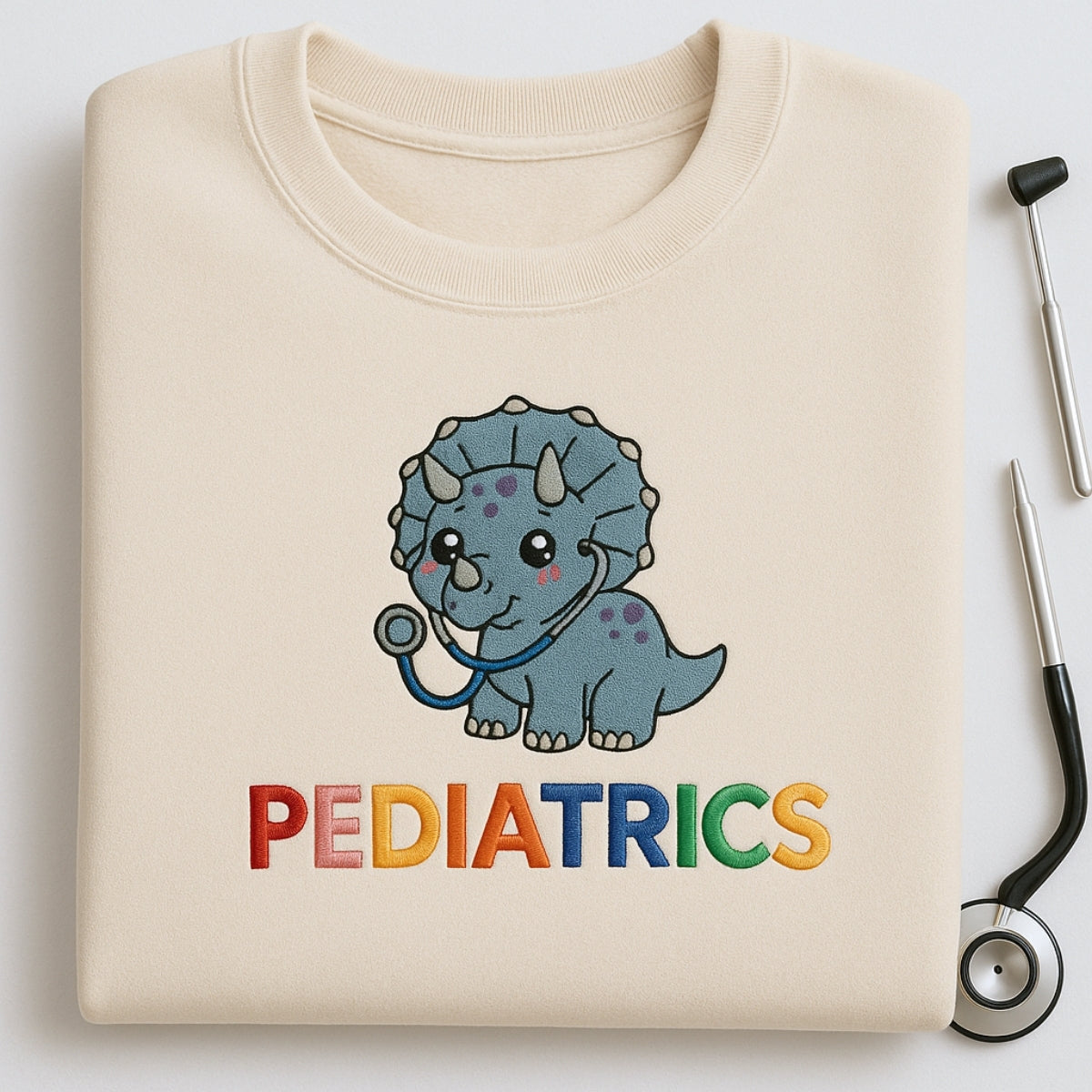 Pediatrics Custom Embroidered Hoodie - Pediatric Nurse Sweatshirt - Children's Hospital Gift