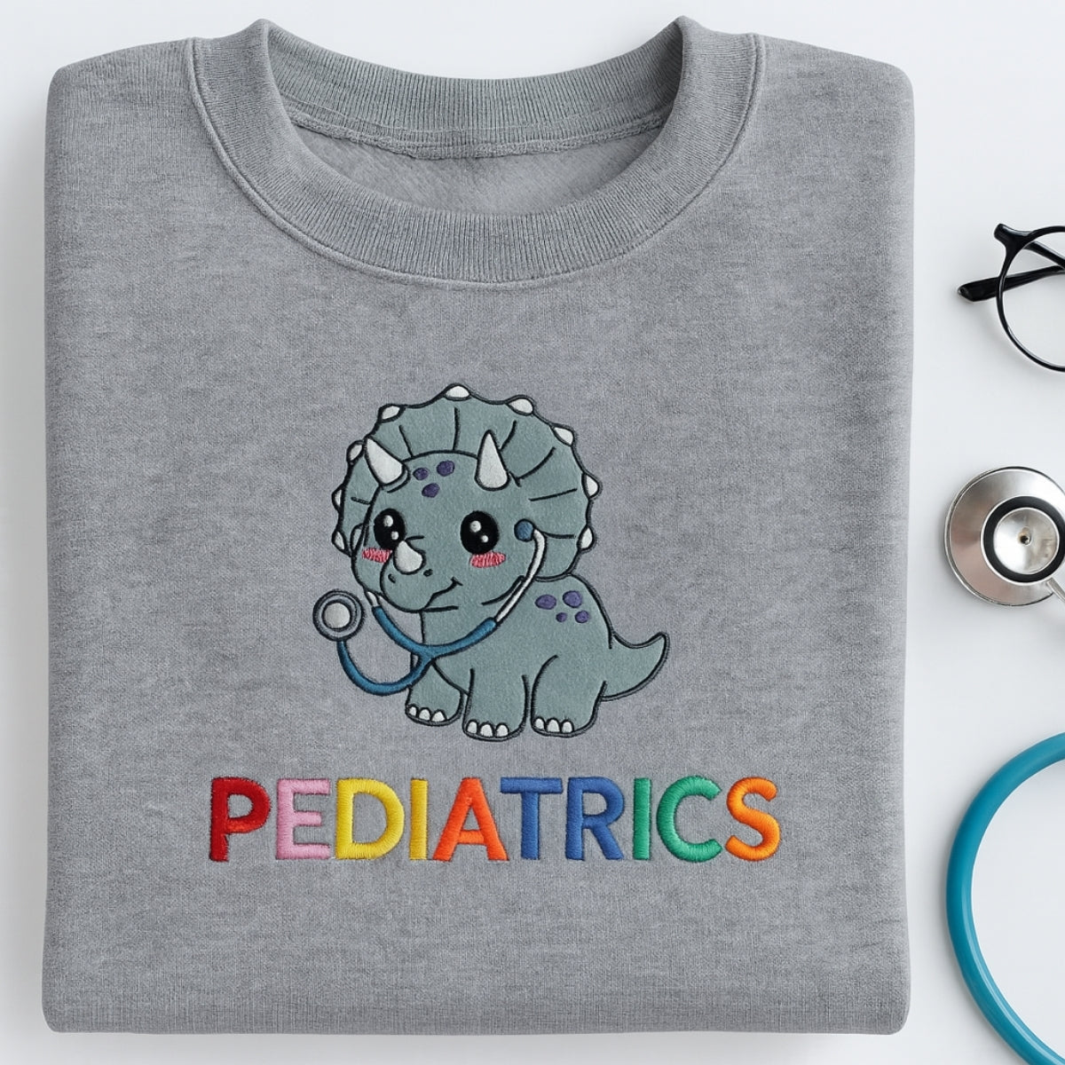 Pediatrics Custom Embroidered Hoodie - Pediatric Nurse Sweatshirt - Children's Hospital Gift