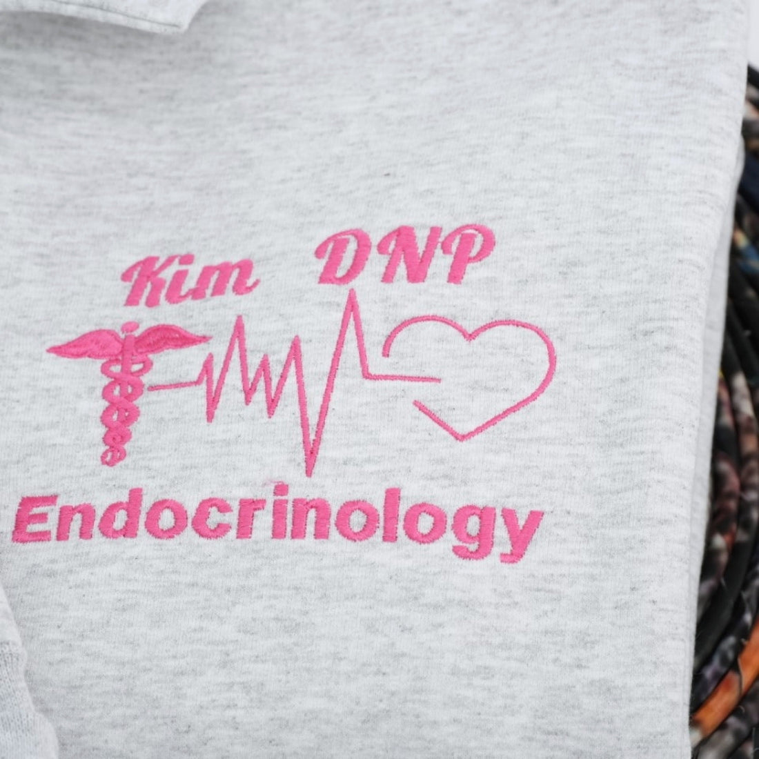 Medical Custom Embroidered Quarter-Zip - Personalized Healthcare Professional Apparel - Nurse Practi