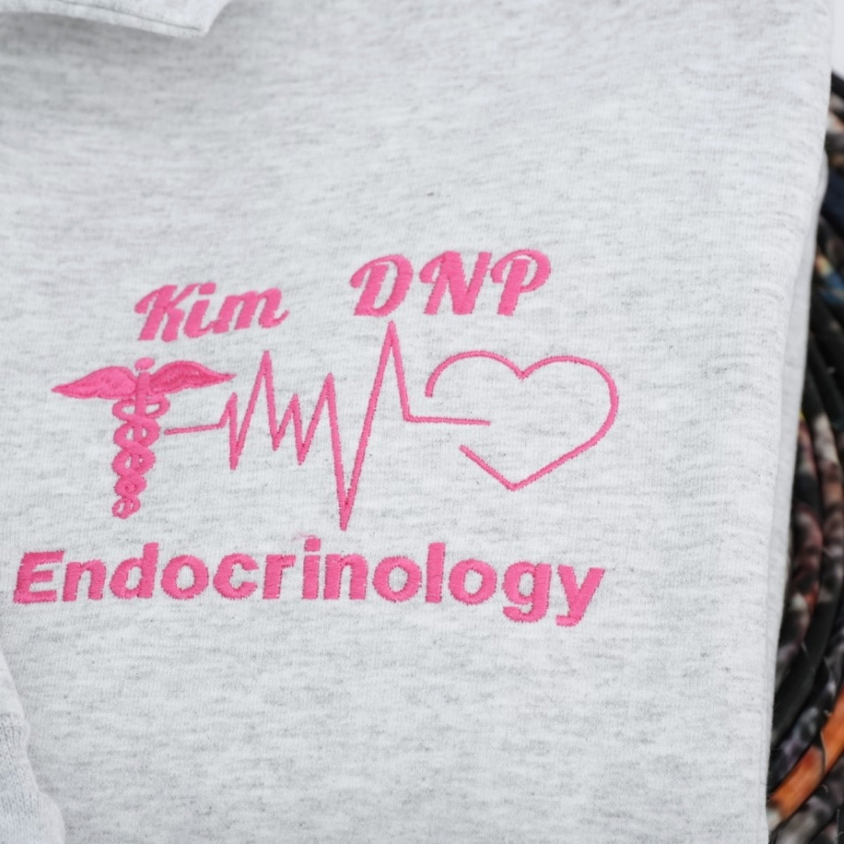 Medical Custom Embroidered Quarter-Zip - Personalized Healthcare Professional Apparel - Nurse Practi