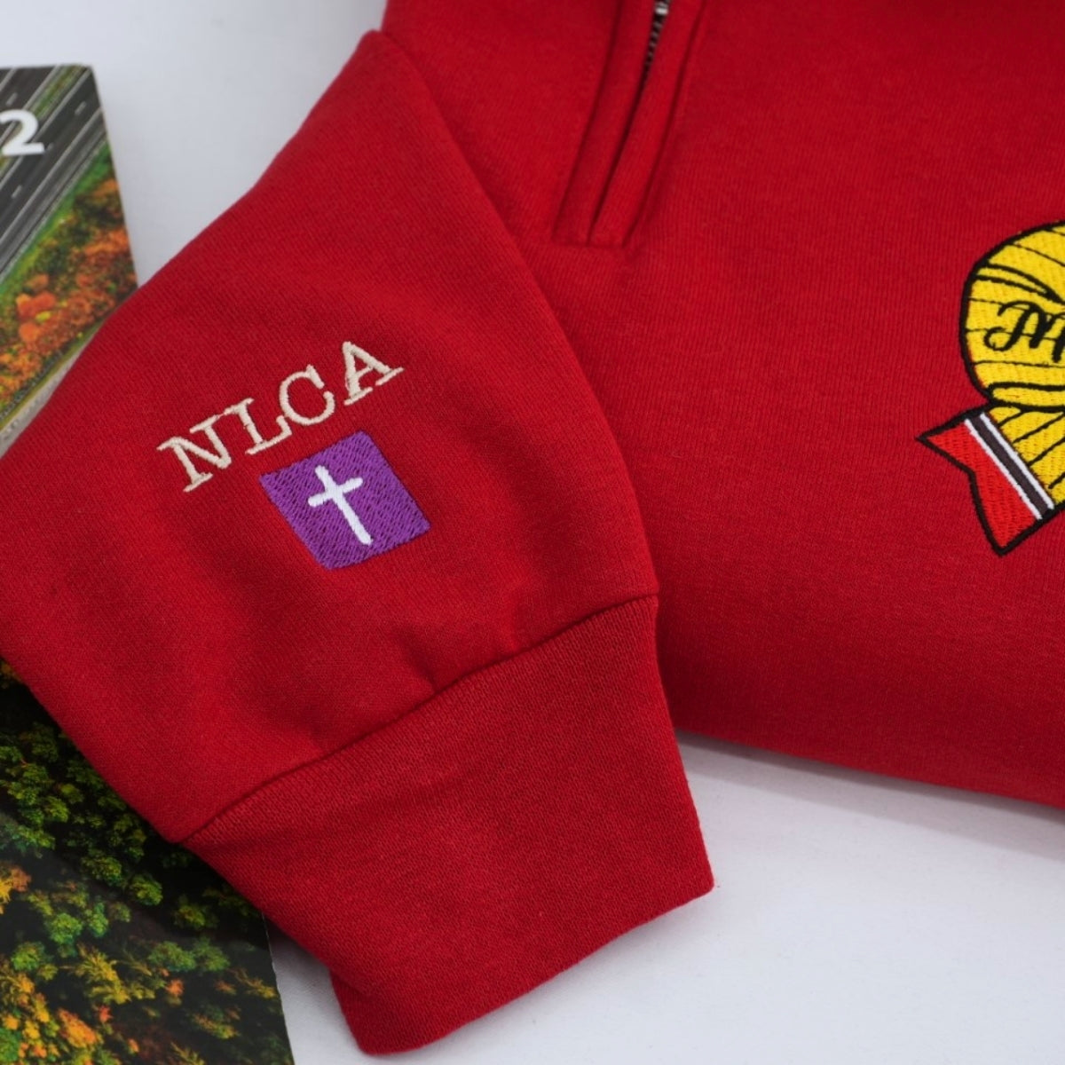 Mrs Teacher Bow Custom Embroidered Quarter-Zip - Personalized Name - Perfect Teacher Gift