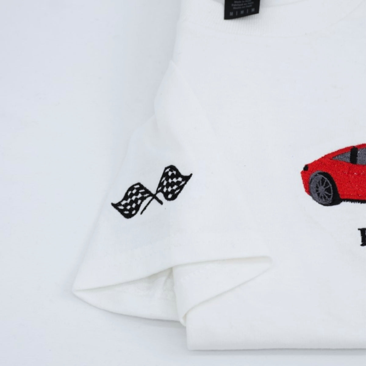 Sports Car Custom Embroidered T-Shirt - Personalized Auto Apparel Gift for Car Lovers