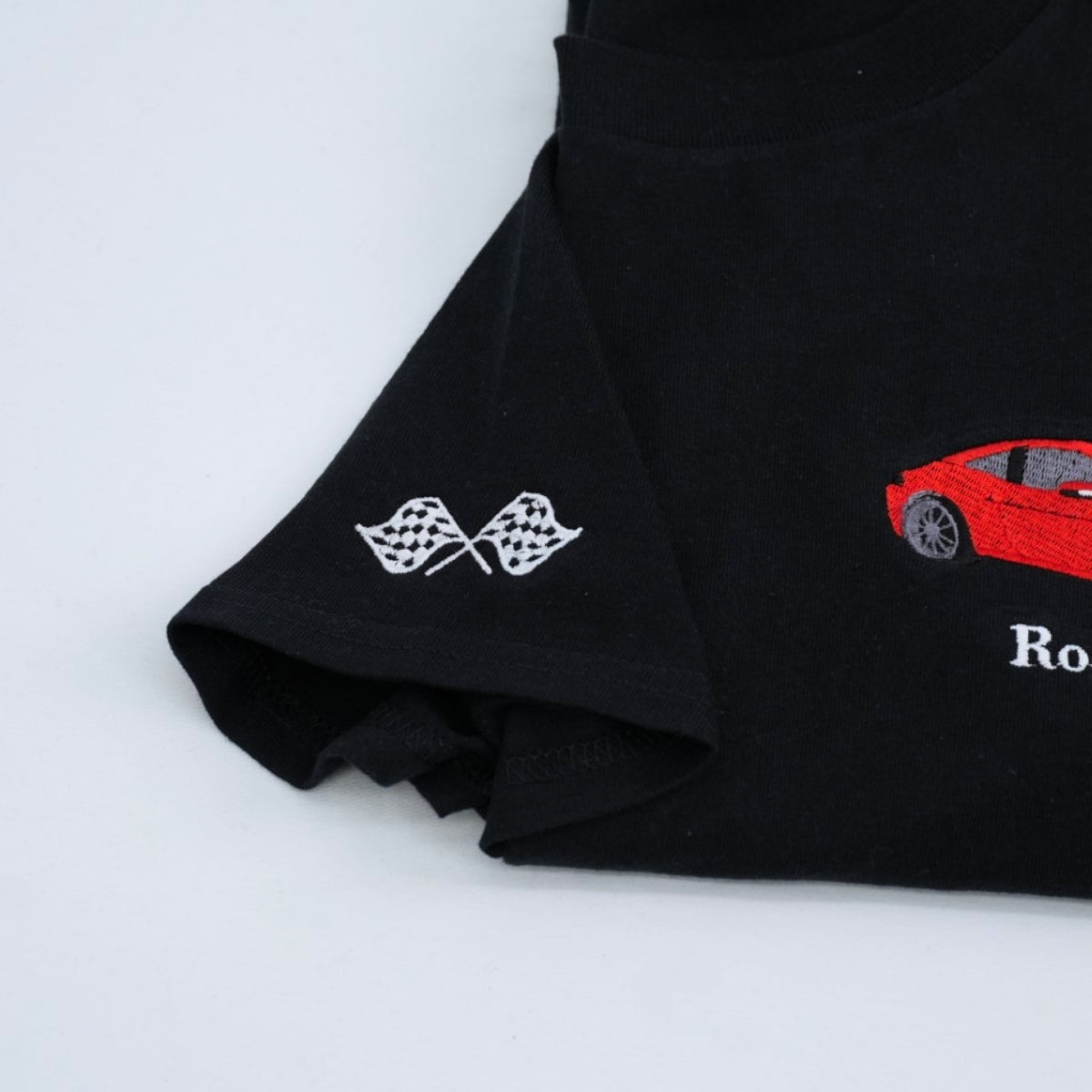 Sports Car Custom Embroidered T-Shirt - Personalized Auto Apparel Gift for Car Lovers