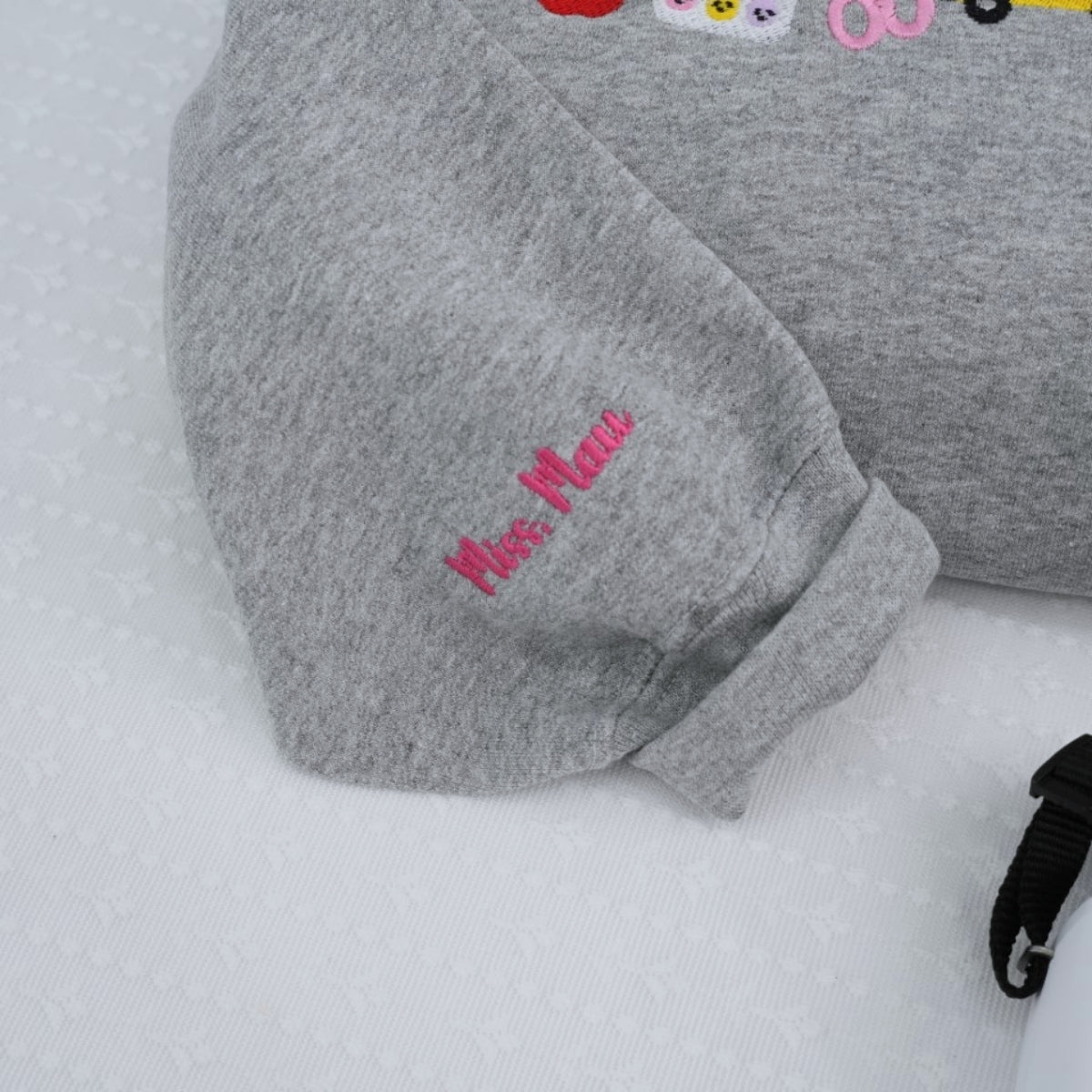 Teacher Mrs. Custom Embroidered Zip-Up Hoodie - Personalized Back to School Gift