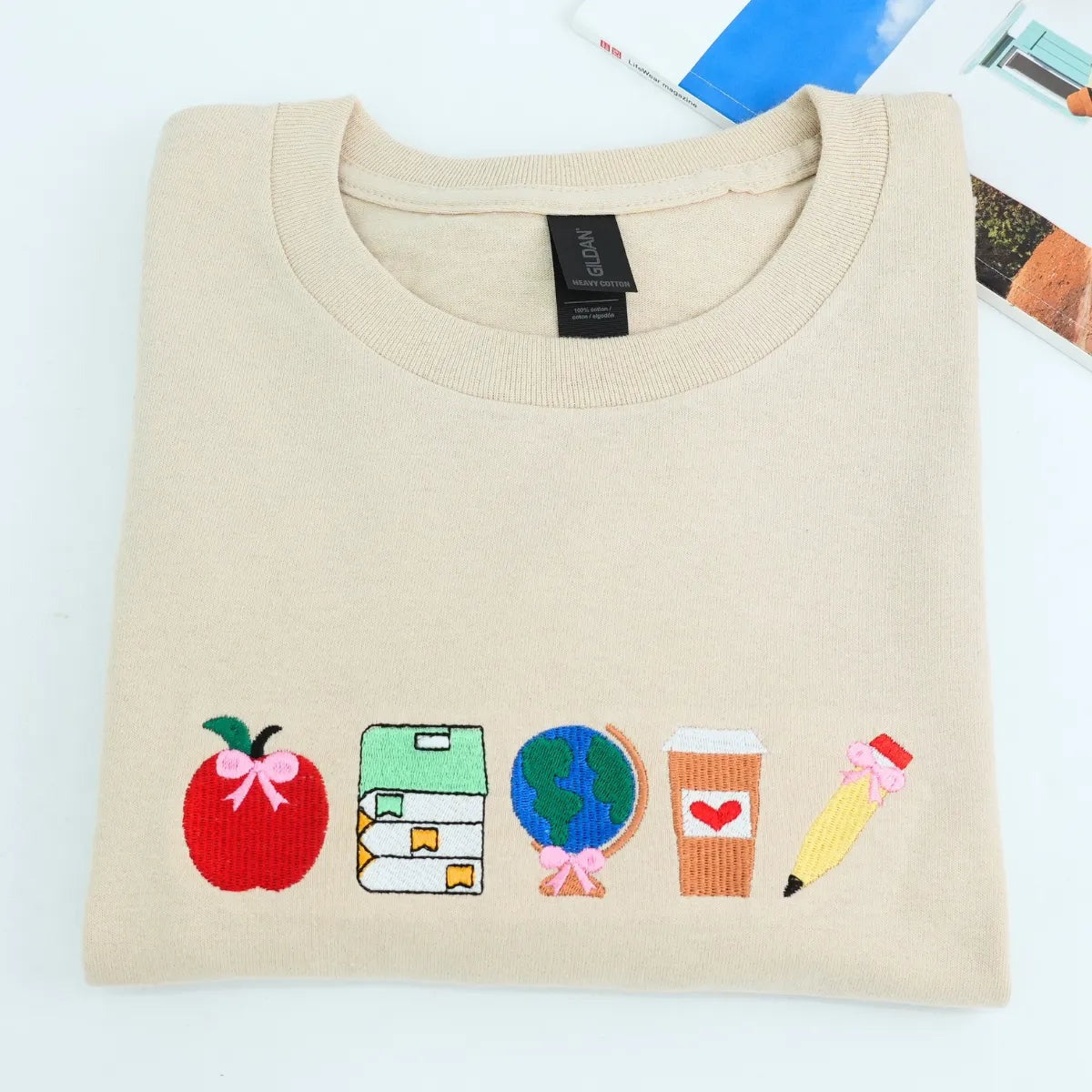 Teacher Custom Embroidered Shirt - Personalized Educator Appreciation Gift Hoodie