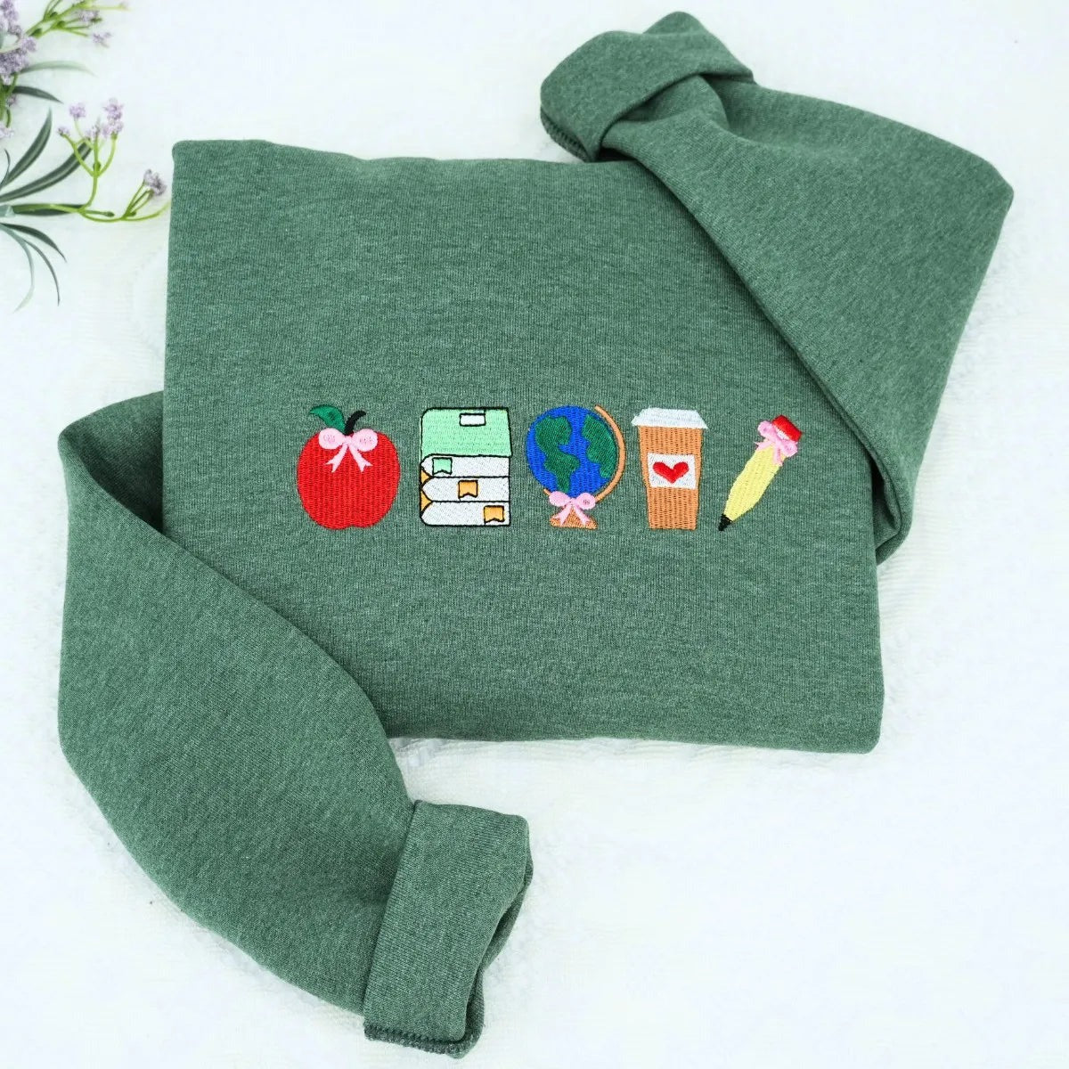 Teacher Custom Embroidered Shirt - Personalized Educator Appreciation Gift Hoodie