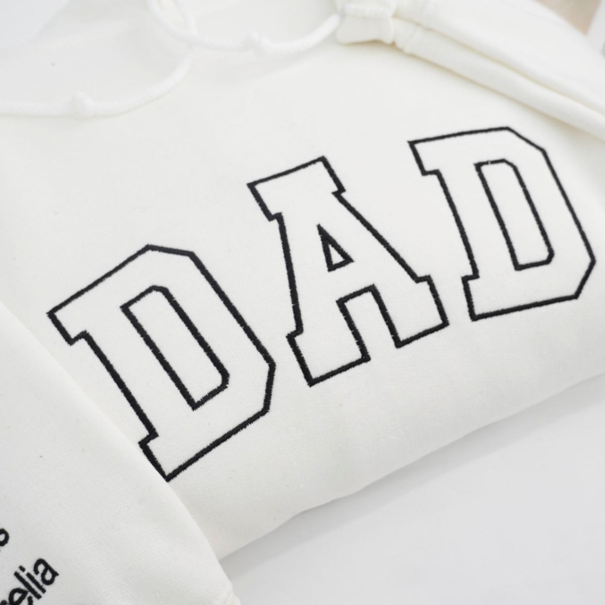 Grandpa EST Custom Embroidered Hoodie - Personalized Sweatshirt - Perfect New Grandfather Gift