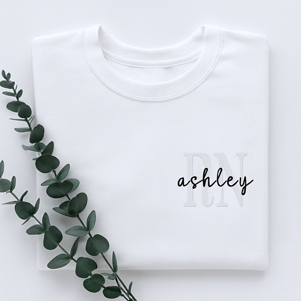 RN Custom Hoodies - Nurse Embroidered Sweaters - Personalised Healthcare Worker Gift