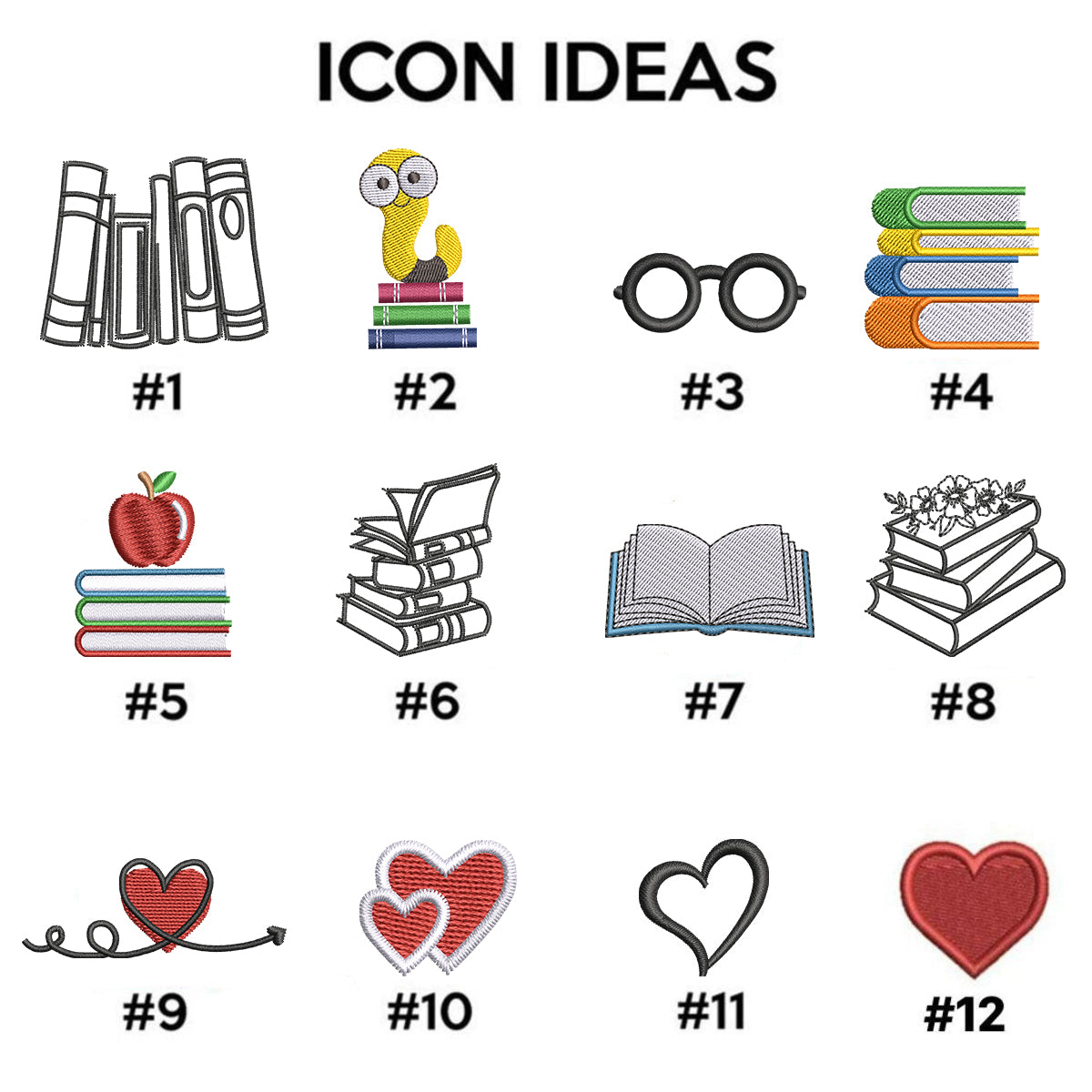 Reading Rainbow Custom Embroidered Sweatshirt - Book Lover Apparel - Teacher Librarian Gift