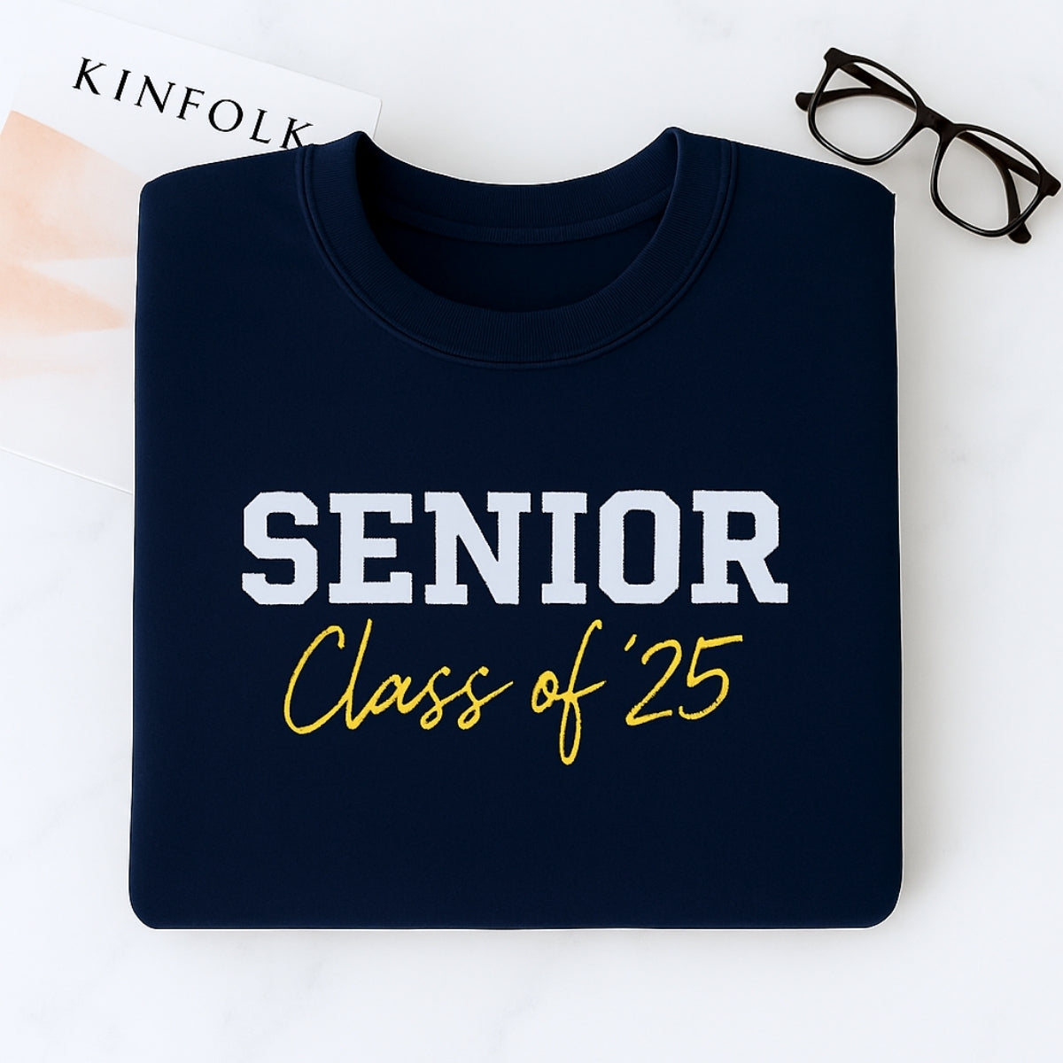 Senior Class of 2025 Custom Embroidered Hoodie - Personalized Graduation Gift