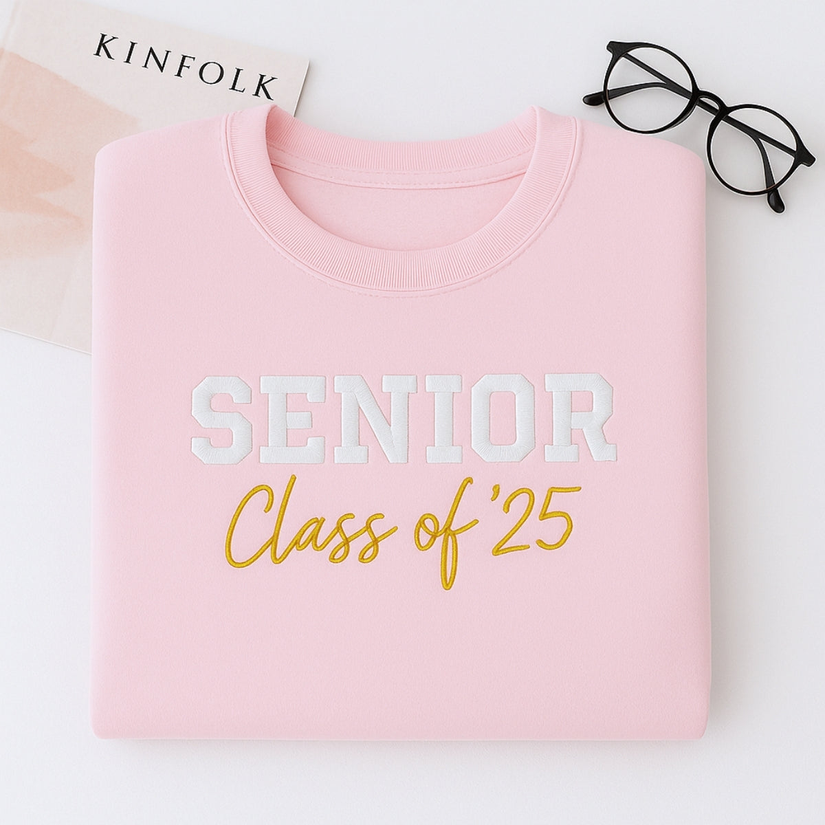 Senior Class of 2025 Custom Embroidered Hoodie - Personalized Graduation Gift