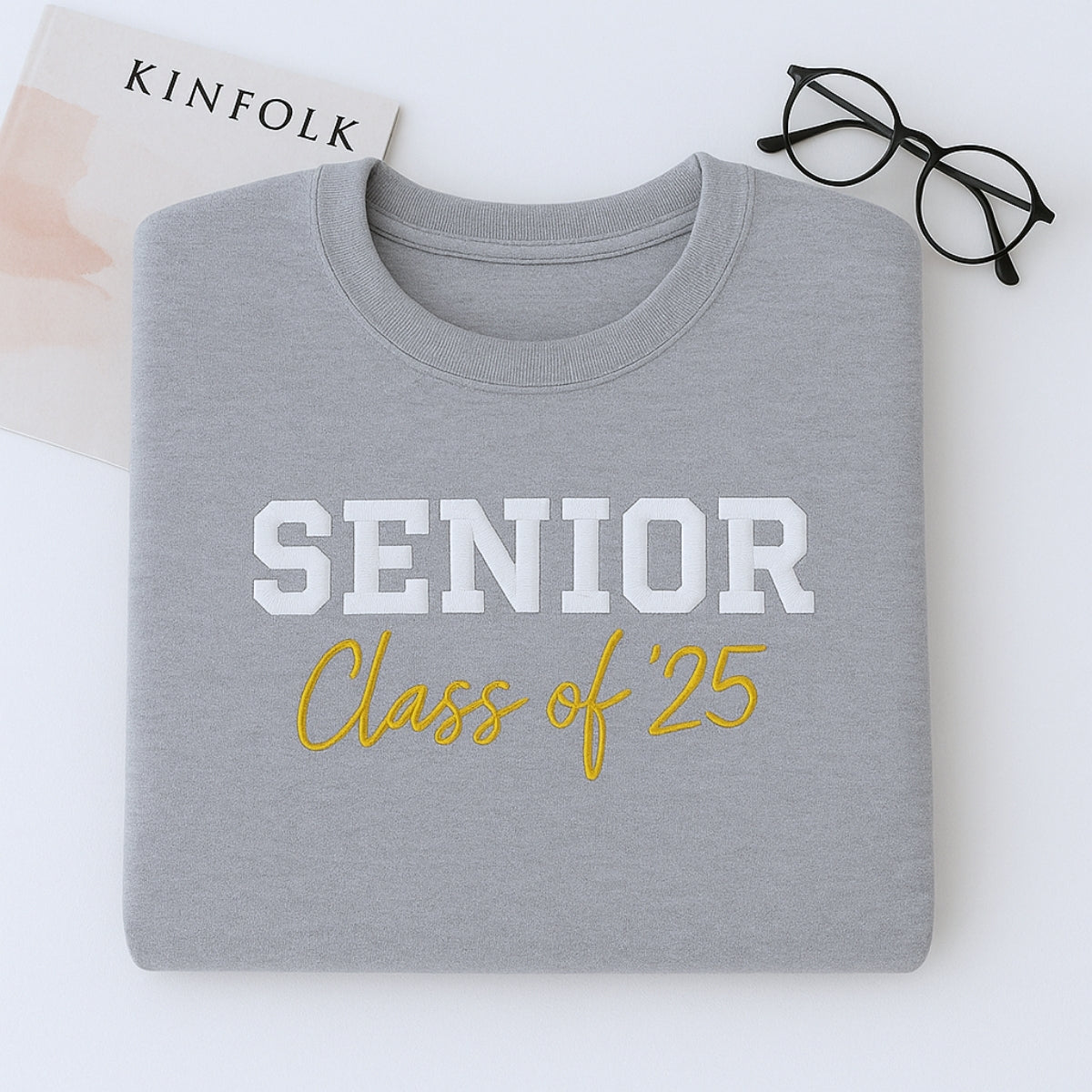 Senior Class of 2025 Custom Embroidered Hoodie - Personalized Graduation Gift