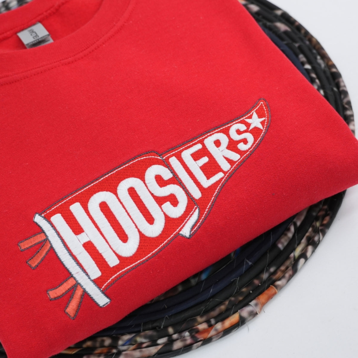 Sports Team Custom Embroidered Sweatshirt - Pennant Flag Personalized Sports Fan Gift