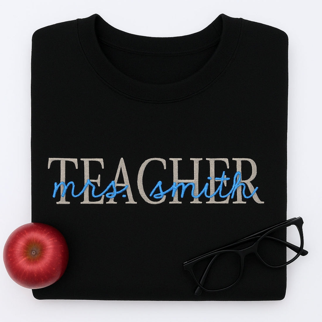 Education Custom Embroidered Hoodie - Personalized Work Apparel - Teacher Appreciation Gift