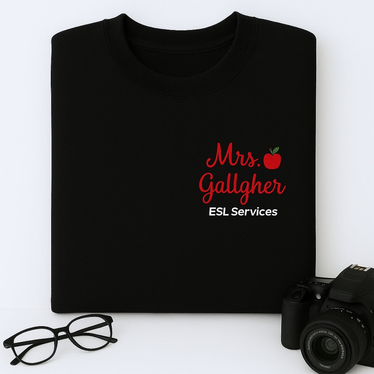 Mrs Special Services Custom Embroidered Sweatshirt - Personalized Teacher Gift