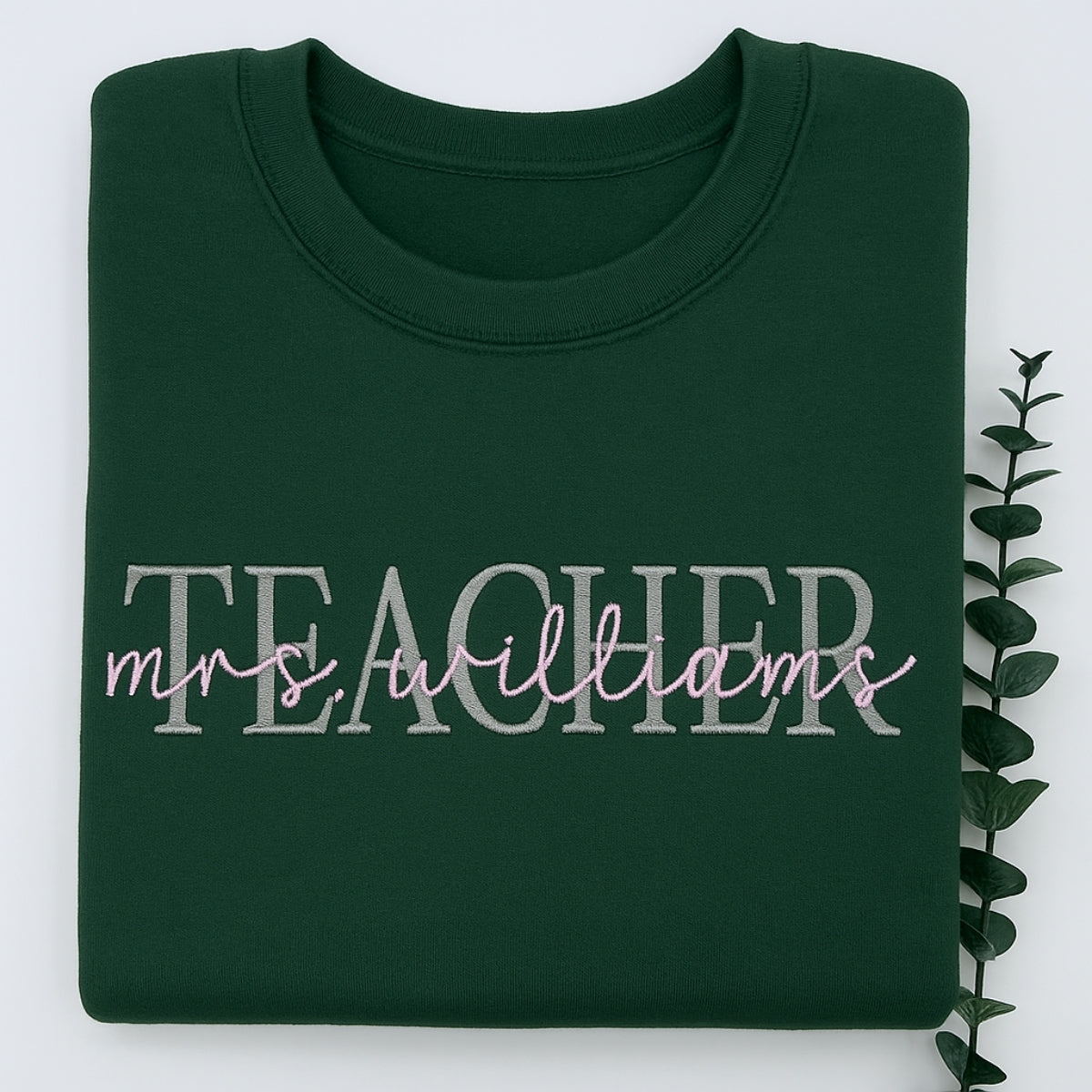 Teacher Custom Hoodies - Education Embroidered Work Apparel - Educator Appreciation Gift