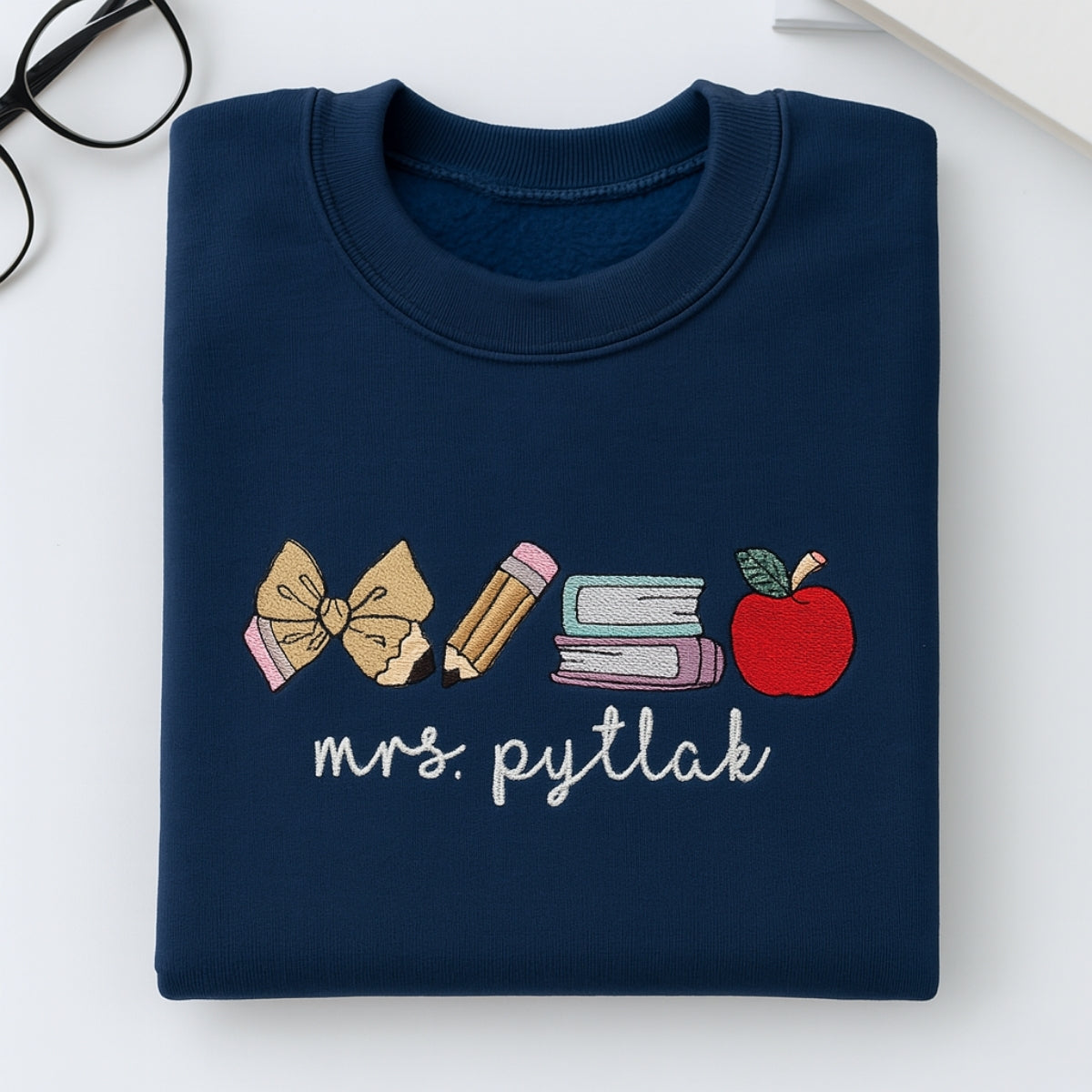 Teacher Custom Hoodies - Personalised Embroidered Sweaters - Perfect Educator Appreciation Gift