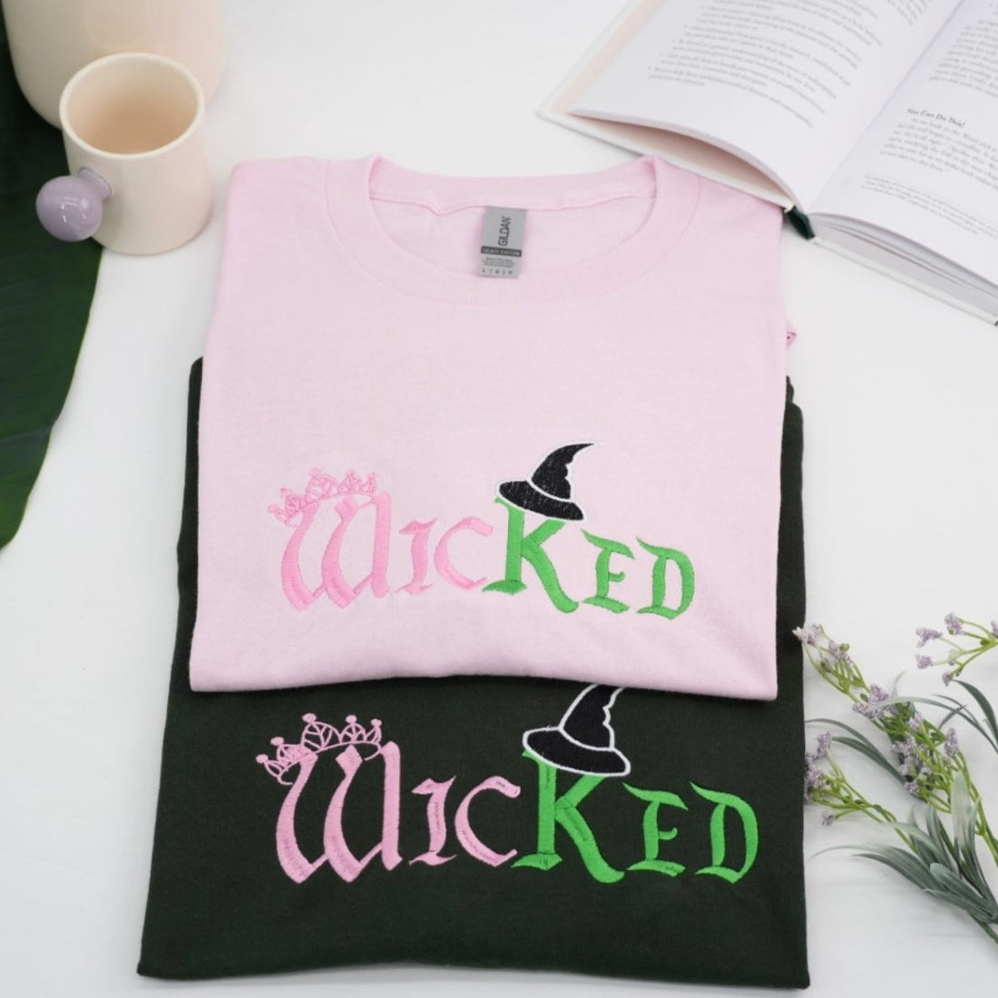 Wicked Witch Crown Custom Embroidered Sweatshirt - Personalized Halloween Gift Hoodie