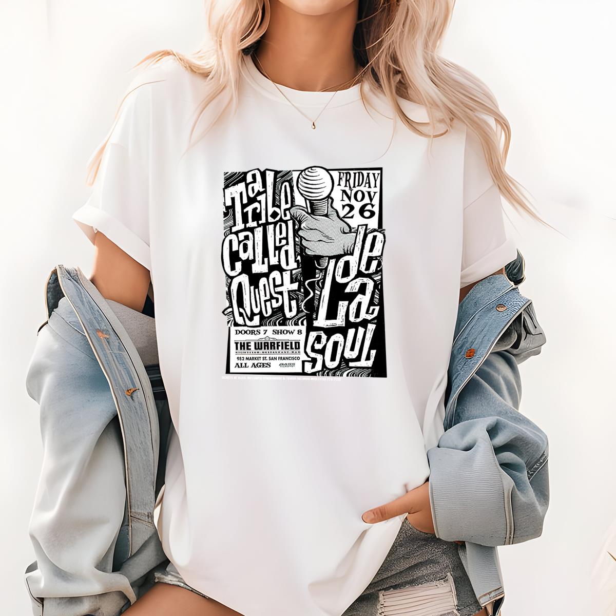 A Tribe Called Quest Vintage 90s Hip Hop Band Official Fan Unisex T-Shirt 