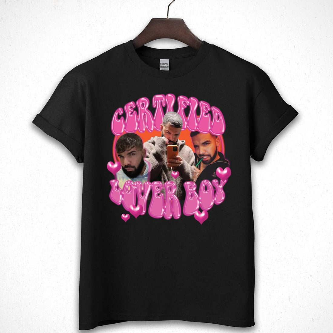 Drake Certified Lover Boy Funny Vintage 2022 Tour Official Fan Black Unisex T-Shirt 