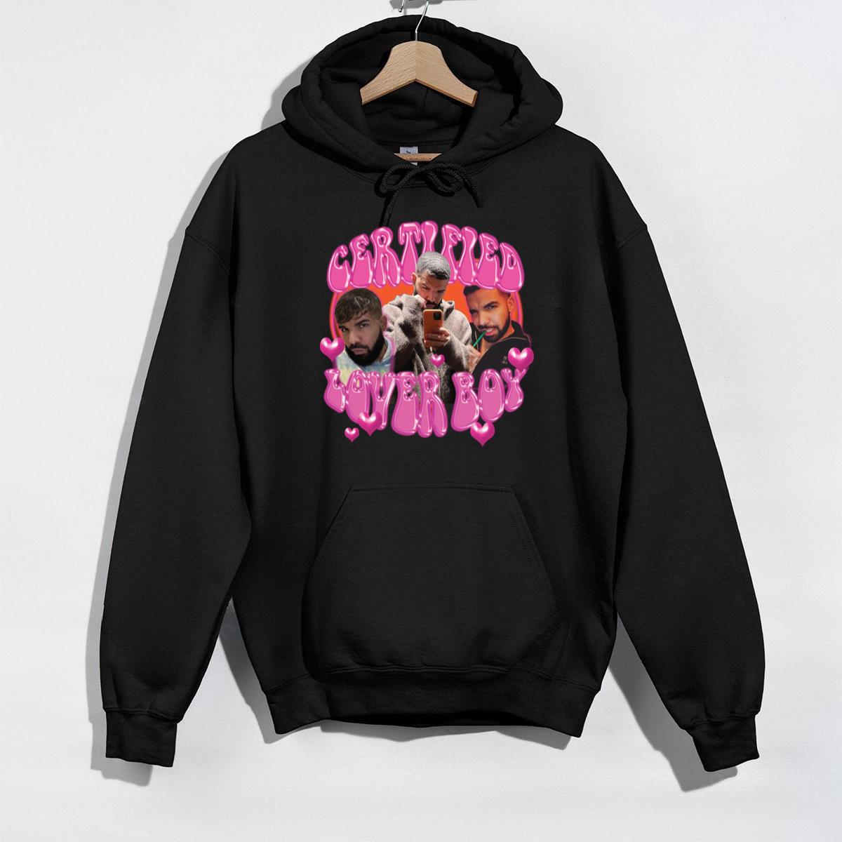 Drake Certified Lover Boy Funny Vintage 2022 Tour Official Fan Black Unisex T-Shirt 