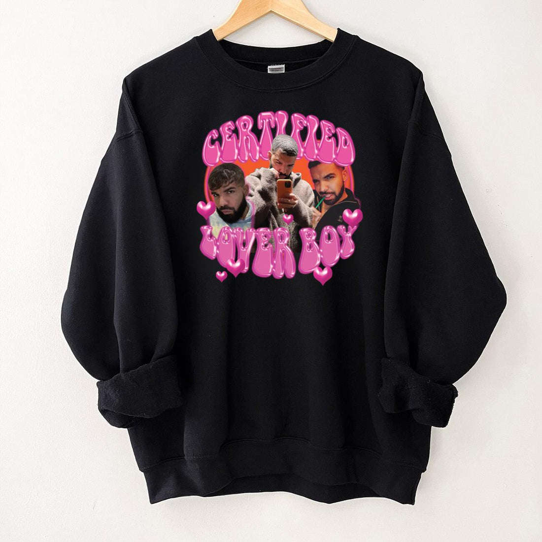 Drake Certified Lover Boy Funny Vintage 2022 Tour Official Fan Black Unisex T-Shirt 