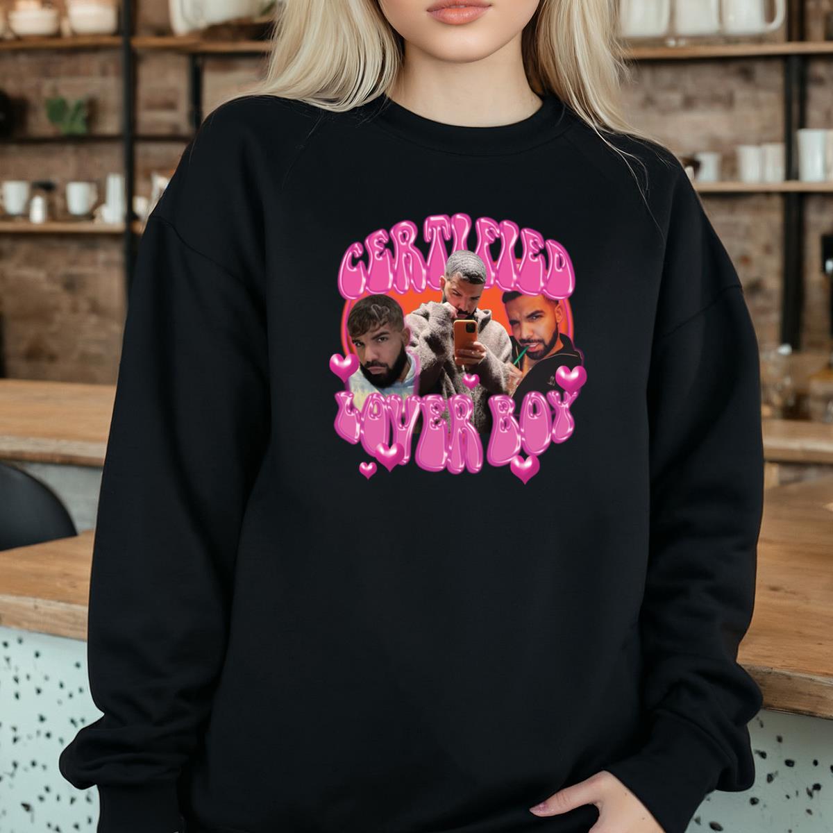 Drake Certified Lover Boy Funny Vintage 2022 Tour Official Fan Black Unisex T-Shirt 